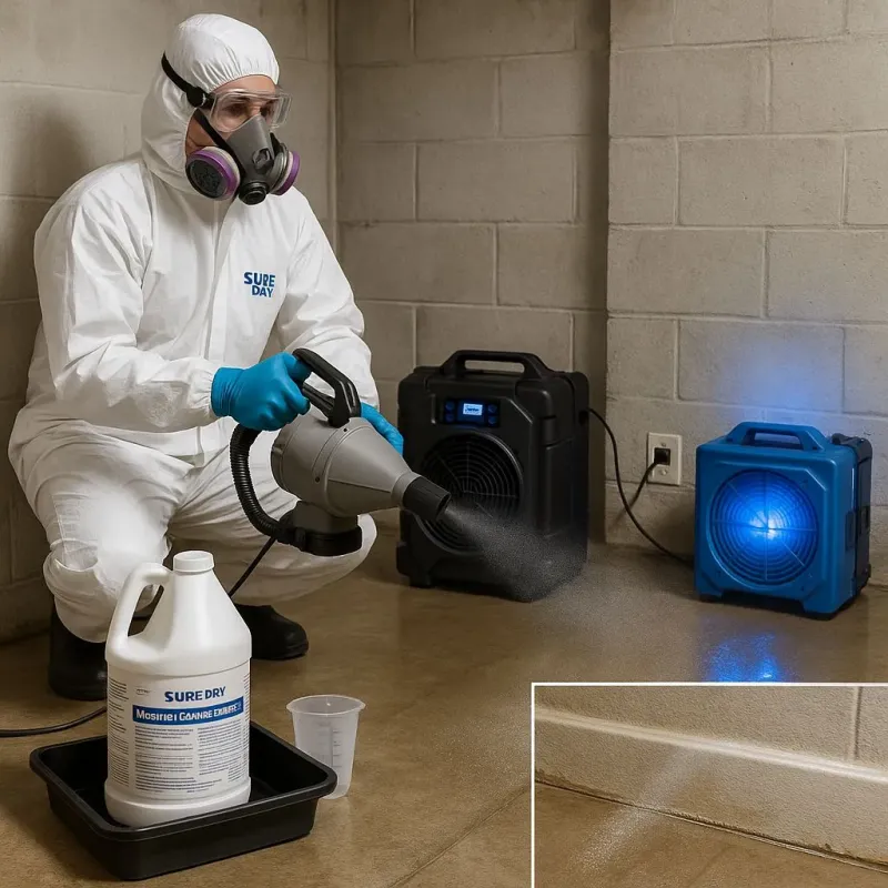 Sanitization and Odor Removal process in Oak Bluffs, MA
